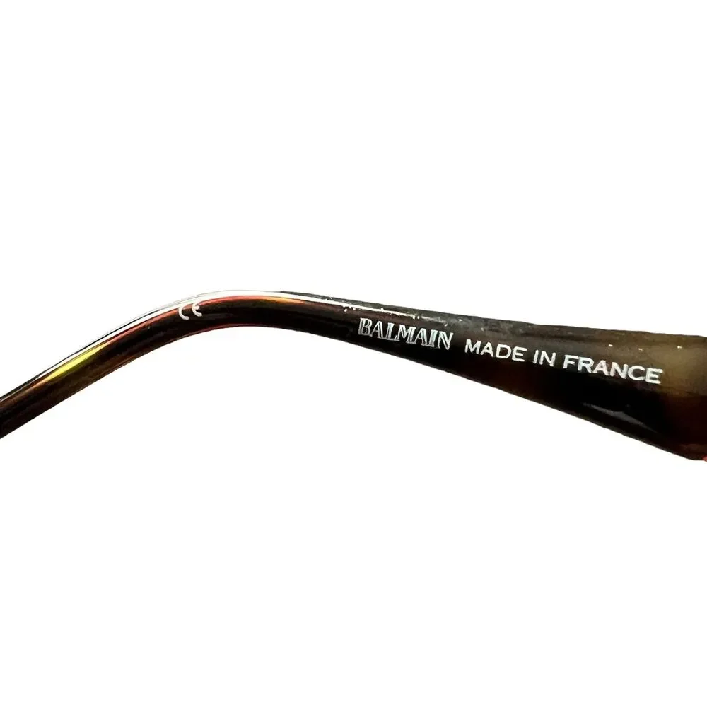 BALMAIN 52mm Round Sunglasses Gold